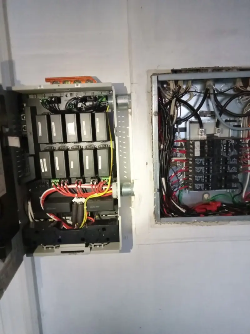 Electrical panel upgrade completed for Landscape Lighting Installation in Paris